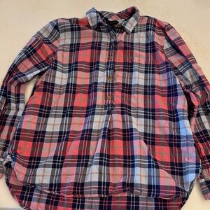 J. Crew Multicolor Plaid Casual Shirt